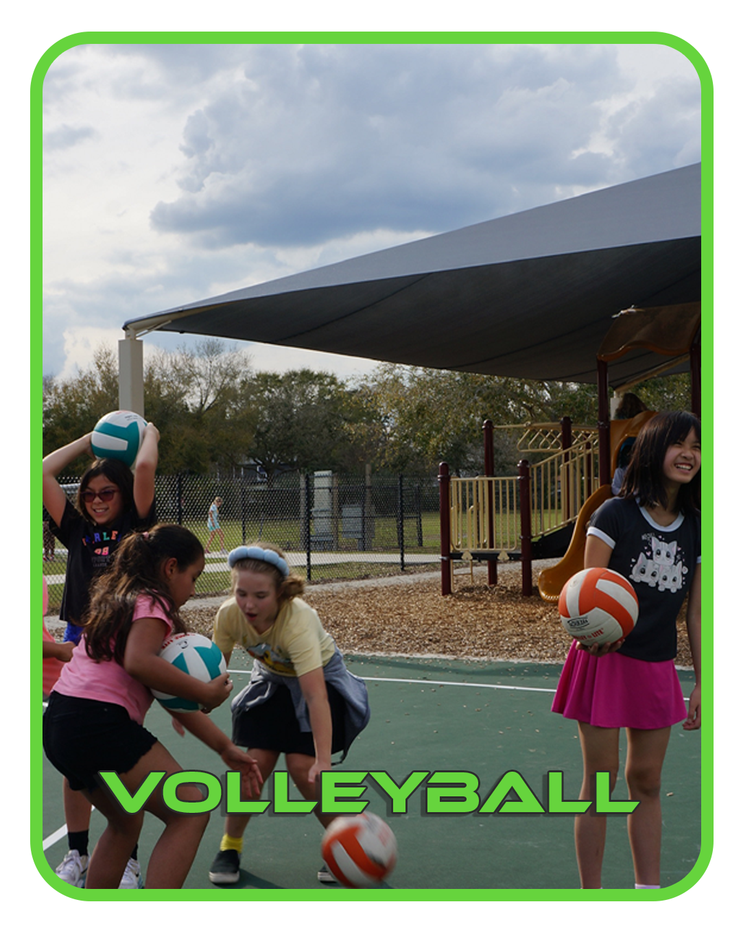 Volleyball training session